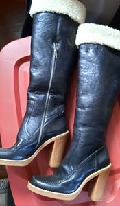 NWOT🖤 Franco Sarto leather boots Last Call 🖤